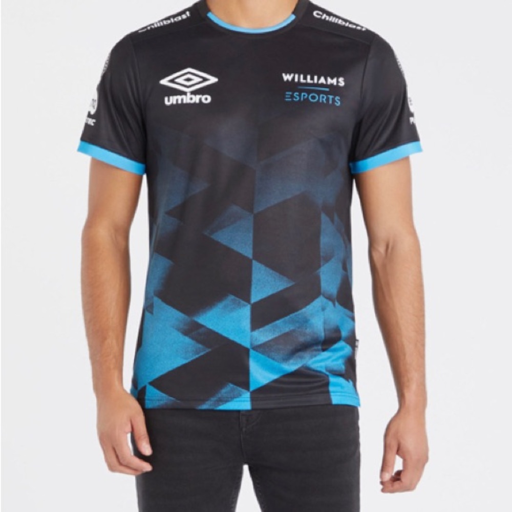 NWT UMBRO WILLIAMS RACING ESPORTS JERSEY MEN’S SIZE XL